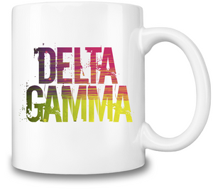 Tasse à café Delta Gamma 11 oz