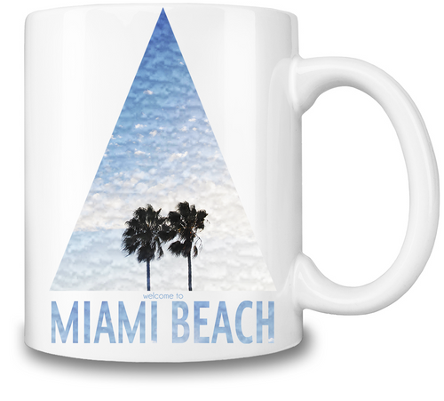 Tasse à café Miami Beach 11 oz