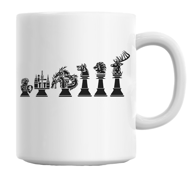 Tasse à café Chess of Thrones 11 oz