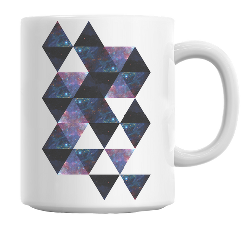 Tasse à café avec décoration de galaxie 11 oz