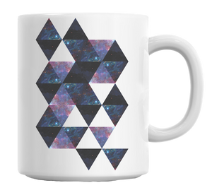 Tasse à café avec décoration de galaxie 11 oz