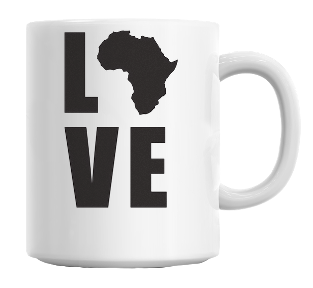 Tasse à café Love Africa 11 oz