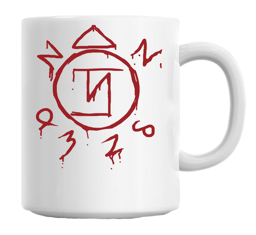 Tasse à café avec sigil d'ange 11 oz