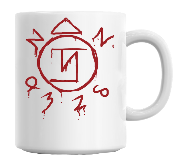 Tasse à café avec sigil d'ange 11 oz