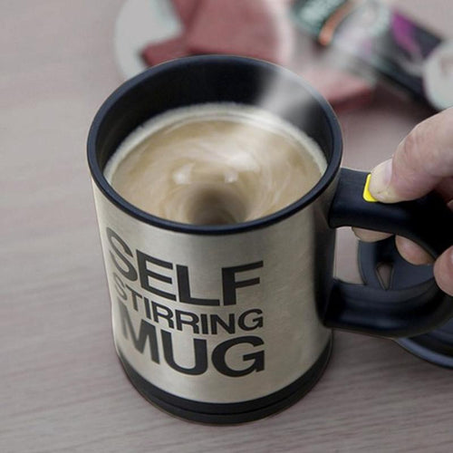 Self Stirring Coffee Cup Mugs Double Insulated Coffee Mug - 400ml