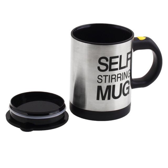 Self Stirring Coffee Cup Mugs Double Insulated Coffee Mug - 400ml