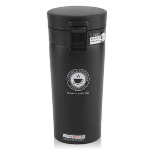 380 ML Double Paroi En Acier Inoxydable Café Thermos Tasses Tasses Étanche Bouteille Thermique Thermocup Mode Fiole À Vide Tasses NOUVEAU