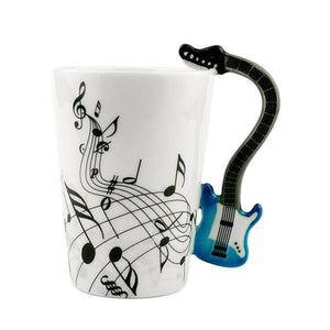 2018 offre spéciale nouveauté Art tasse en céramique tasse Instrument de musique Note Style café lait tasse cadeau de noël bureau à domicile verres