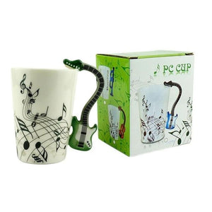 2018 offre spéciale nouveauté Art tasse en céramique tasse Instrument de musique Note Style café lait tasse cadeau de noël bureau à domicile verres