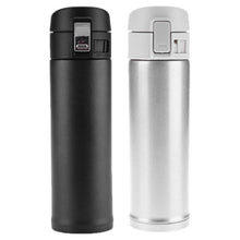 Charger l&#39;image dans la galerie, 500 ml en acier inoxydable isolé thermos tasse fiole à vide tasse à café boisson bouteille portable voyage voiture verre à eau avec couvercle rebondissant