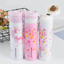 Charger l&#39;image dans la galerie, 450 ML Double Couche En Acier Inoxydable Isolé Vide Bouteille D&#39;eau Hommes Femmes Bureau Voyage Voiture Boisson Eau Tasse Bouteille Thermos