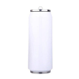 350ml Stainless Steel Insulated Water Bottle Vacuum Flask Mug Large Capacity Thermal Mug Coffee Coke Leak-proof With Straw