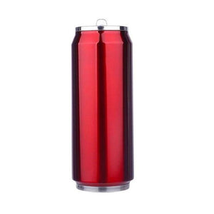 350ml Stainless Steel Insulated Water Bottle Vacuum Flask Mug Large Capacity Thermal Mug Coffee Coke Leak-proof With Straw