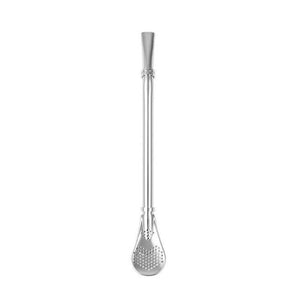 Straw Spoons with Filter in Stainless Steel