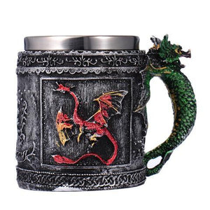 Tasse Dragon en Acier Inoxydable 3D 