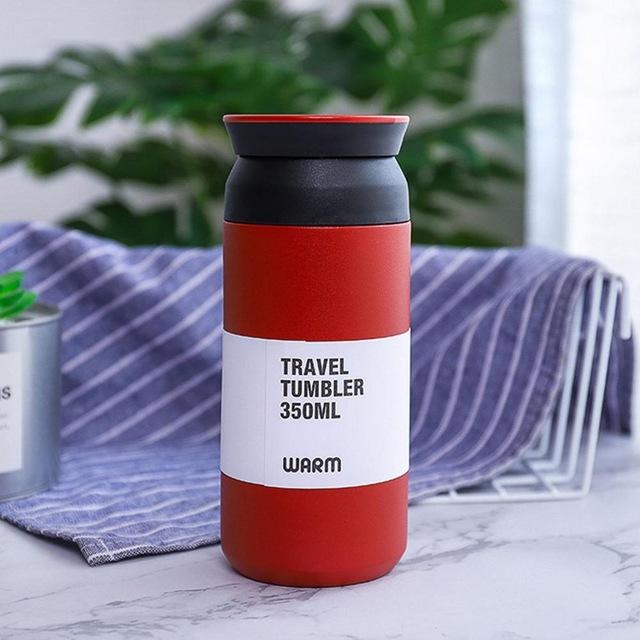 350ML tasse à café tendance créative coréenne étudiant tasse hommes et femmes bureau vide 304 tasse en acier inoxydable livraison directe